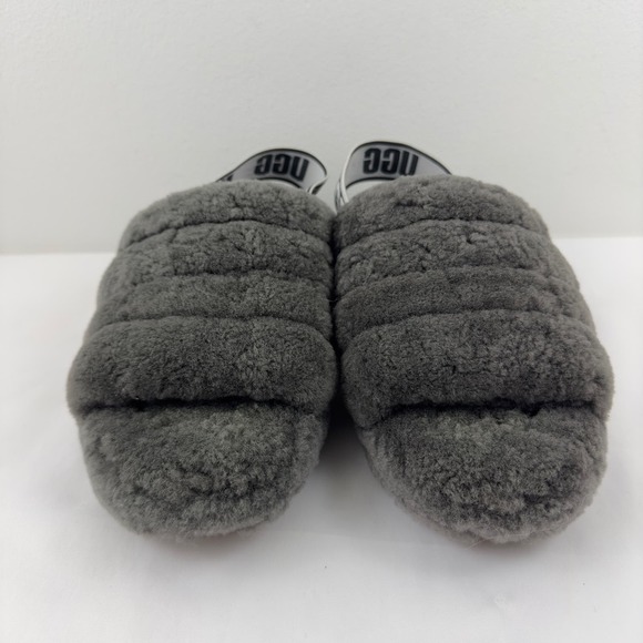 UGG Fluff Yeah gray‎ slippers/slides - Picture 2 of 6